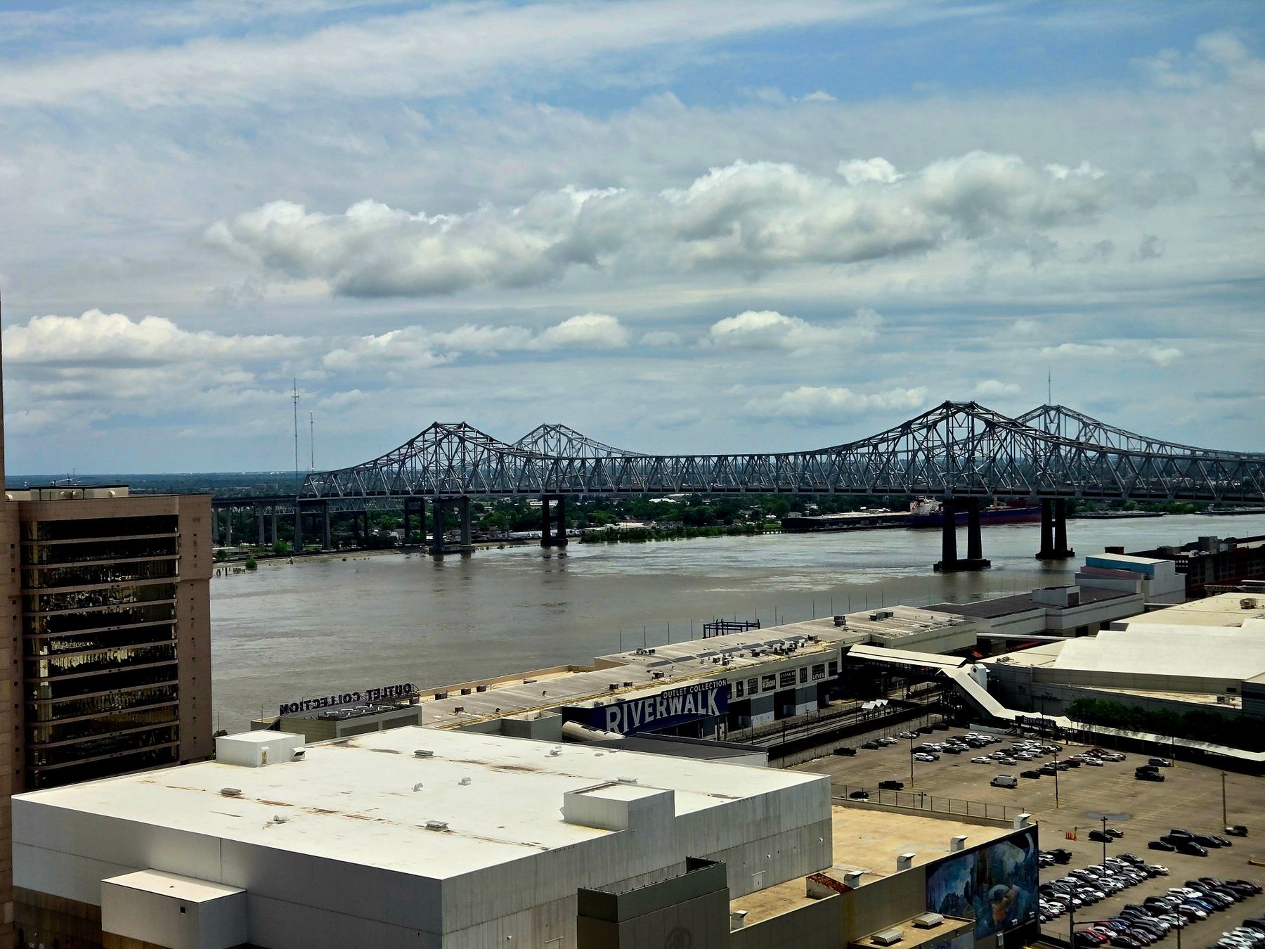 A riverside view in West Baton Rouge Parish.